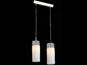 Lampa suspendata Fusion Collana,2 x E14,D.320,cm,H.1000 cm,Nichel