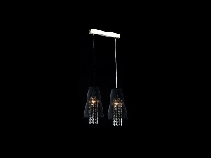 Lampa suspendata Fusion Assol,2 x E14,D.390,cm,H.1000 cm,Negru