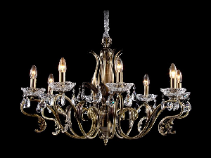 Candelabru Royal Classic Astron,8 x E14,D.850,cm,H.580 cm,Bronz