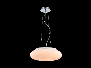 Lampa suspendata Modern Aura ,3 x E27,D.340,cm,H.1200 cm,Alb