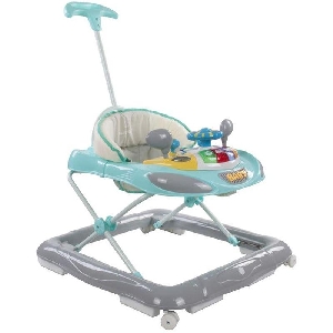 Premergator cu control parental Super Car - Sun Baby - Turcoaz cu Gri