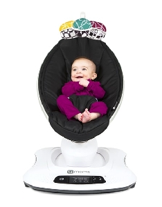 Fotoliu Balansoar Bebelusi 4MOMS MamaRoo 4.0 Classic Negru