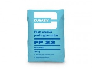 PASTA ADEZIVA CU PRIZA RAPIDA GIPSCARTON, DURAZIV FP 22, 20KG