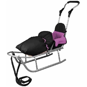 Sanie Rider Plus cu Sac de iarna Speedy Mov - Baby Dreams