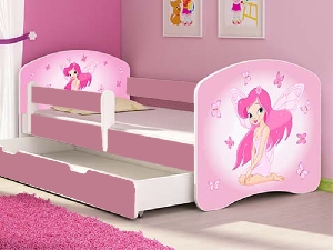 Patut Tineret Fairy cu Sertar si Saltea 140x70 MyKids