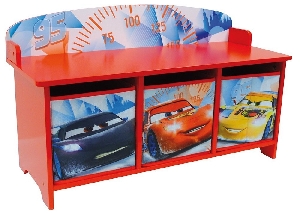 Bancuta pentru depozitare jucarii Cars 3