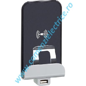 INCARCATOR WIRELESS (INDUCTIE) + USB 2 MODULE BTICINO AXOLUTE