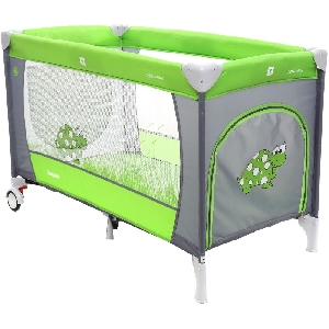 Patut Pliabil cu doua nivele Samba Plus - Coto Baby - Verde