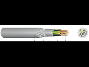 CABLU DE COMANDA H05VVC4V5-K 12 G 0.75 MM - SCHRACK