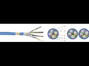 CABLU DE DATE F/FTP CAT6A, ECRANAT, 500MHZ - SCHRACK