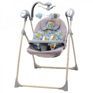 Leagan Electric Copii Cu Muzica SW102RC Dino Baby Mix