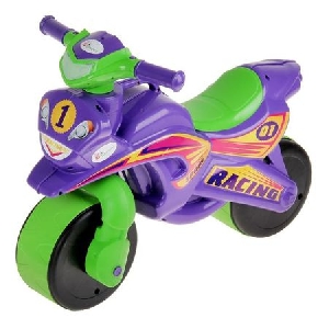 Motocicleta de impins MyKids Racing Mov cu Verde