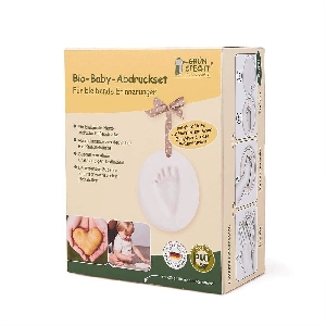 Amprenta mana si picior bebelusi kit dublu mulaj organic - Grunspecht