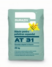 ADEZIV SI MASA DE SPACLU PENTRU POLISTIREN AT 31 PLUS, 25KG