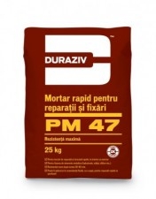 MORTAR RAPID PENTRU REPARATII SI FIXARI PM 47, 25KG