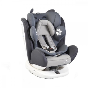 Scaun auto rotativ cu isofix 0-36 kg Bear Dark Grey