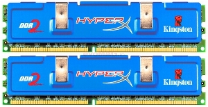 Kingston - Memorii HyperX LL DDR2, 2x512MB, 800MHz