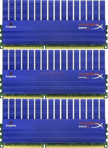 Kingston - Memorii HyperX T1 UL DDR3, 3x1GB, 2000MHz (XMP)