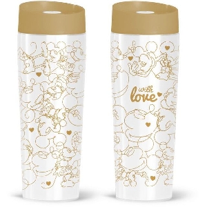 Cana termos Minnie & Mickey gold with love 400ml