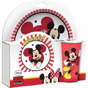 Set 3 piese mic dejun Mickey Mouse