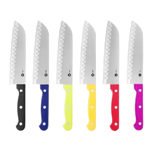 Cutit santoku 17,5cm, 6 culori Norman