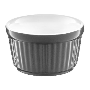 Vas ramekin, ceramica, 9 cm, 0.25L gri Ginger