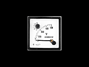 Voltmetru 72*72mm, 500V, AC+ comutator voltmetric