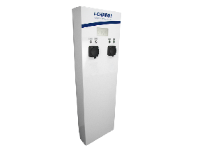 i-CHARGE PUBLIC 400 2xT2 11-22kW, INOX, MCB RCD onl.