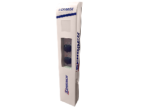 i-CHARGE PUBLIC 2 2xTip2 11kW, inox, MCB, RCD, online