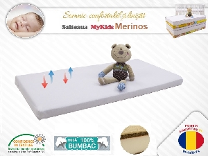 Saltea Fibra Cocos 120x60x11 cm, MyKids Merinos