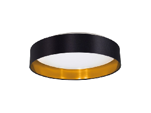 IVOR LED PLAFONIERA 22W 4000K NEGRU/AURIU