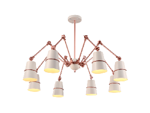 CANDELABRU SPIDER 8XE27 ALB