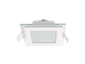 LED PANEL DE STICLA PATRAT 6W 4000K-4300K ALB 97MM/97MM