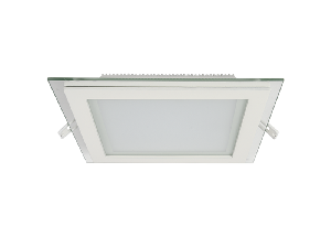 LED PANEL DE STICLA PATRAT 18W 4000K-4300K ALB 200MM/200MM