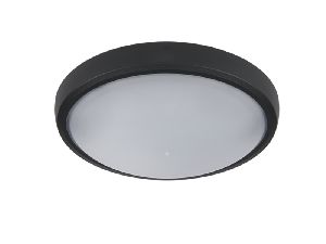 CORP ILUMINAT LED ROTUND TAVAN BRLED 12W NEGRU IP54