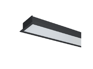 PROFIL LED INCASTRAT S48 24W 4000K 1200MM NEGRU