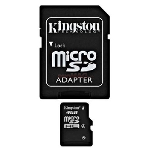 Kingston - Card Micro SD 4GB