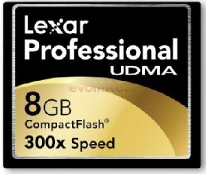 Lexar - Card memorie Compact Flash 300X 8GB