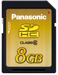 Panasonic - Card Secure Digital High Capacity 8GB