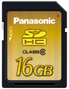 Panasonic - Card Secure Digital High Capacity 16GB