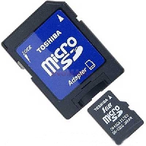 Toshiba - Card microSD 1GB