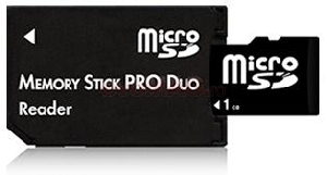 Peak - Card Stick Pro Duo + MicroSDHC 8GB