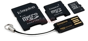 Kingston - Card MicroSD 16GB Multi Kit