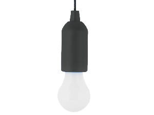 BULB SHAPE PULL LIGHT E-6621 1W BLACK