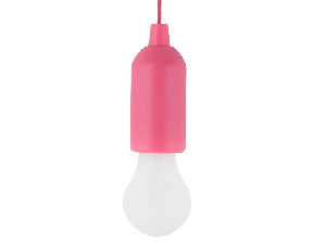 BULB SHAPE PULL LIGHT E-6621 1W PINK