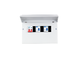 METAL CONSUMER UNIT 12MOD+ISS+2XRCCB