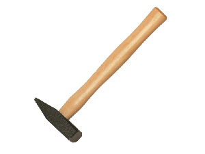 HAMMER WITH HARDWOOD HANDLE 300g