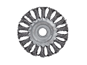 TWIST KNOT WIRE WHEEL BRUSH ANGLE GRIN D100mm