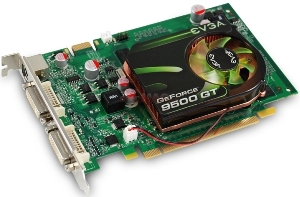 EVGA - Placa Video e-GeForce 9500 GT 512MB