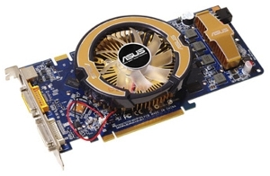 ASUS - Placa Video GeForce 9800 GT TOP (OC + 8.05%)